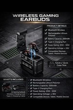 Gaming Wireless Earbuds w/ Charging Case | LE...