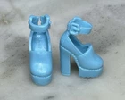 Fashionistas *Barbie* Shoes~ Blue Mary Jane Platform Pumps (Fits VTG)