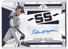 2023 National Treasures Robert Moore Auto DMS-RM Die-Cut Material Signatures /99