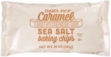 Trader Joe's Caramel Sea Salt Baking Chips 10 oz Best by 7/14/27