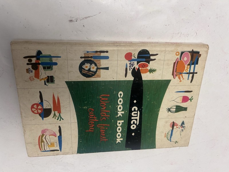 Cutco 1961 Vintage Cook Book World's Finest Cutlery Recipes Meat Cuts Knives