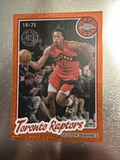 Scottie Barnes 2025-26 Topps Chrome '80 Silver Pack Orange 18/25 Raptors