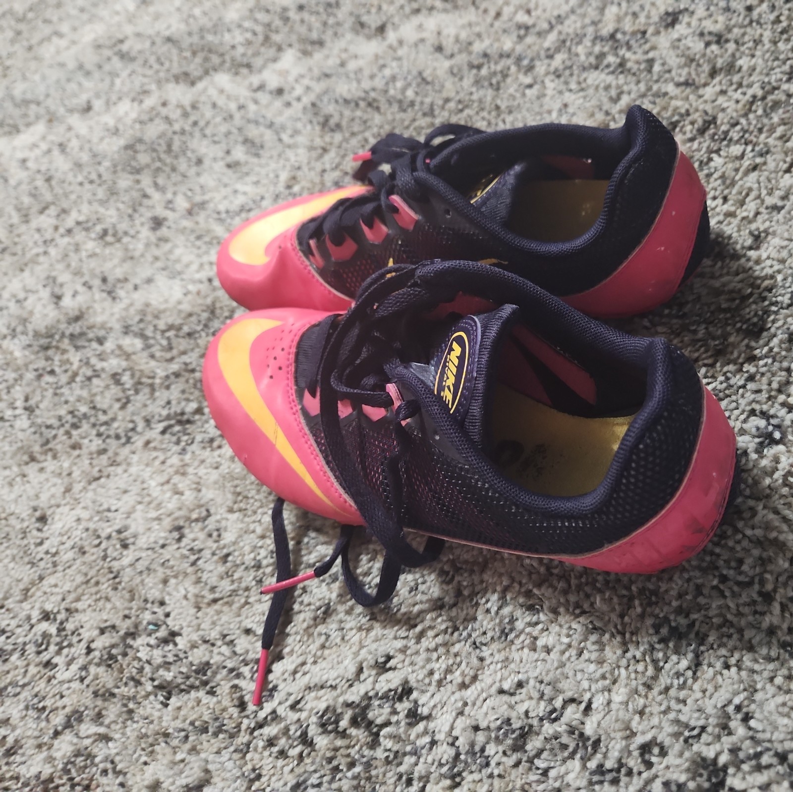 Nike Shoes Womens Rival S Pink 8 Sprint Track & Field Spikes Leather 615998-685 thumbnail 3