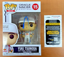 Yuki Tsunoda Signed Autographed F1 Funko Pop #15 JSA COA Red Bull Oracle