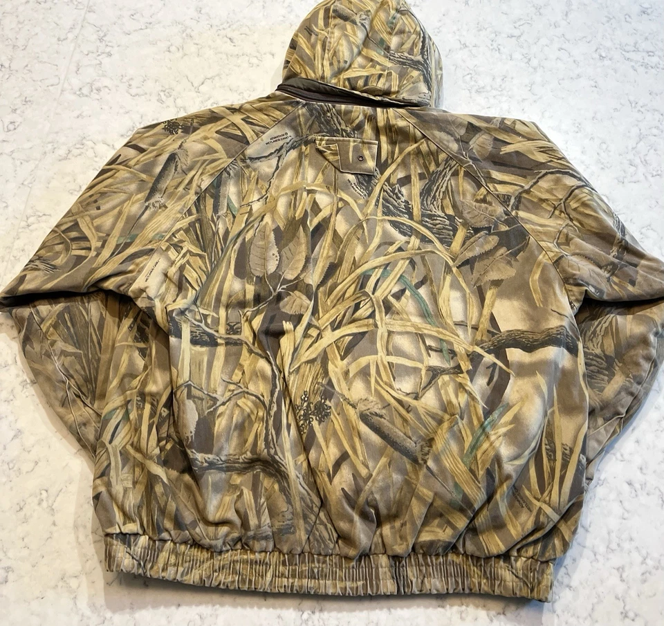 Chaqueta de caza de colección para hombre HFC Equipment RealTree camuflada talla XL Foto 2 de 4