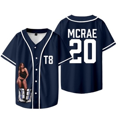 マイファス チャンピオン　コラボT CYDZSWYXGS Tate McRae T8 Merch Jersey, Style 1, Size: S - Machine