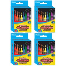 96 Assorted Colors Premium Crayons Non Toxic Kids Coloring