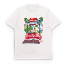 100% Cotton In-N-out burger T Shirt For men Vintage for Sale 10085