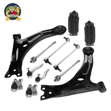 For 2003-2008 Toyota Corolla Front Lower Control Arm And Ball Joint Tie Rod End