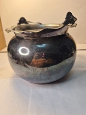 Silver Cracker Bowl  Reliance Quadruple Mfg. Co. 444