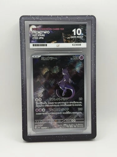 Pokémon TCG Mewtwo SV:151 183/165 AR ACE 10 + Guard