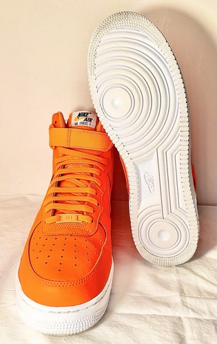 Nike Air Force 1 High Men’s Size 12 Just Do It Total Orange (BQ6474-800)-Mint! - Picture 17 of 21