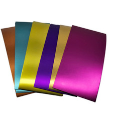 Anna Griffin Slimline Luxury Matte Foil Cardstock 36 pcs, 6 each of 6 colors