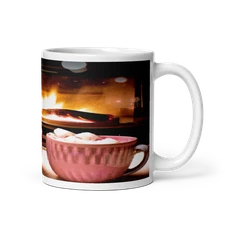 Winter Wonderland Ceramic Mug: Cozy up with Hot Cocoa