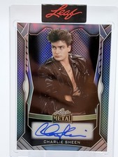 Charlie Sheen Signing Major League Autographs for 2014 Topps Archives Baseball 18