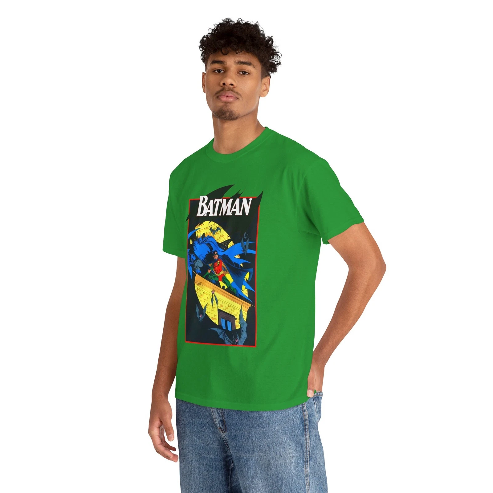 Batman & Robin T-Shirt - Norm Breyfogle Art - DC Comics - Dynamic Duo - Gotham