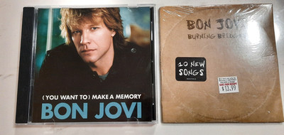 BON JOVI  Burning Bridges (CD) SEALED  + (You Want To) Make A Memory JAPAN CD EP