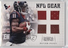 2012 Panini National Treasures NFL Gear Quad Materials 18/25 DeVier Posey 0c6