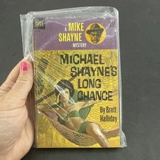 MICHAEL SHAYNE'S LONG CHANCE  1961  BRETT HALLIDAY   VERY GOOD