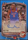 Topps 2025-26 Bowman Basketball Boopie Miller SMU Autograph 1st Bowman /150