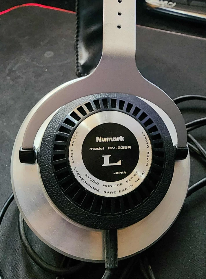 RARO! ¡VINTAGE! Numark HV-235R Serie Monitor de Estudio Profesional Auriculares 1/4" Foto 3 de 4