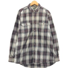Used Field and Stream FIELD AND STREAM ombre check long-sleeved heavy flanne...