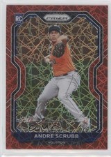 2021 Panini Prizm Red Velocity Prizm Andre Scrubb #54 2t9