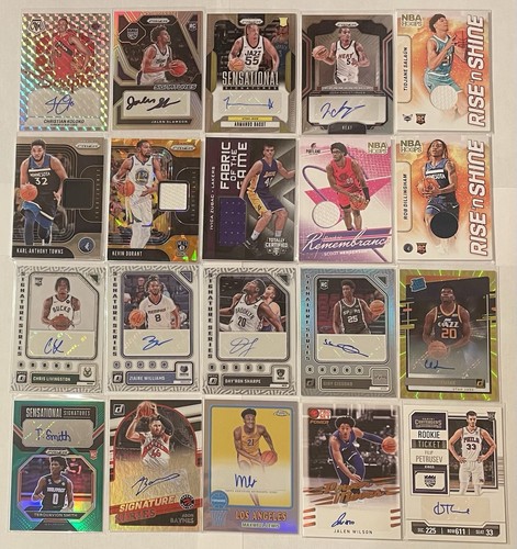 Baseball Hot Pack – 20 Card Lot With Autographs, Game-Used, Serial #’d, Rookies & Graded