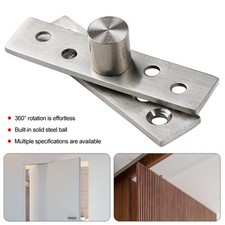 360° Rotation Heavy Duty Door Pivot Hinge Stainless Steel Concealed Revolving