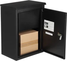 Galvanized Steel Package Delivery Box with Combination Lock Anti-Theft Mailbox