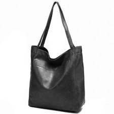 Women Designer Soft Leather Shoulder Bag Large Capacity Tote Hobo Handbag Gift