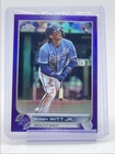 BOBBY WITT JR. 2022 TOPPS CHROME UPDATE ROOKIE PURPLE REFRACTOR RC Q4385