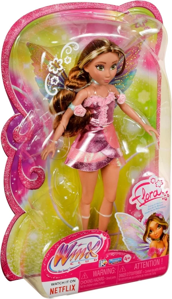 Muñeca de moda Winx Club Flora Fairy Of Nature reinicio Netflix 2025 Foto 4 de 4