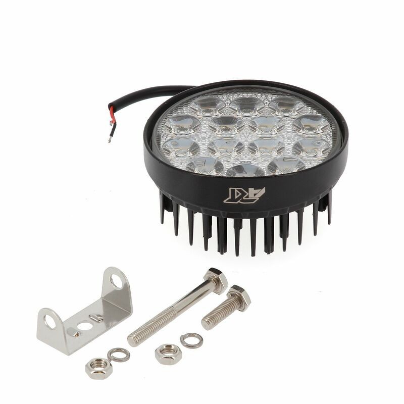 Feu LED rond 3360 lumens Epistar éclairage additionnel pour quad noir