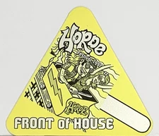 Horde Festival 1997 Front Of House Backstage Pass Otto Satin Unused 75