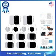 Flexible Reusable Electrode Pads - 20PCS Assorted Sizes for Muscle Stimulators