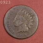 1864 Indian Head Cent * Corr.* "L" "Pointed Bust"