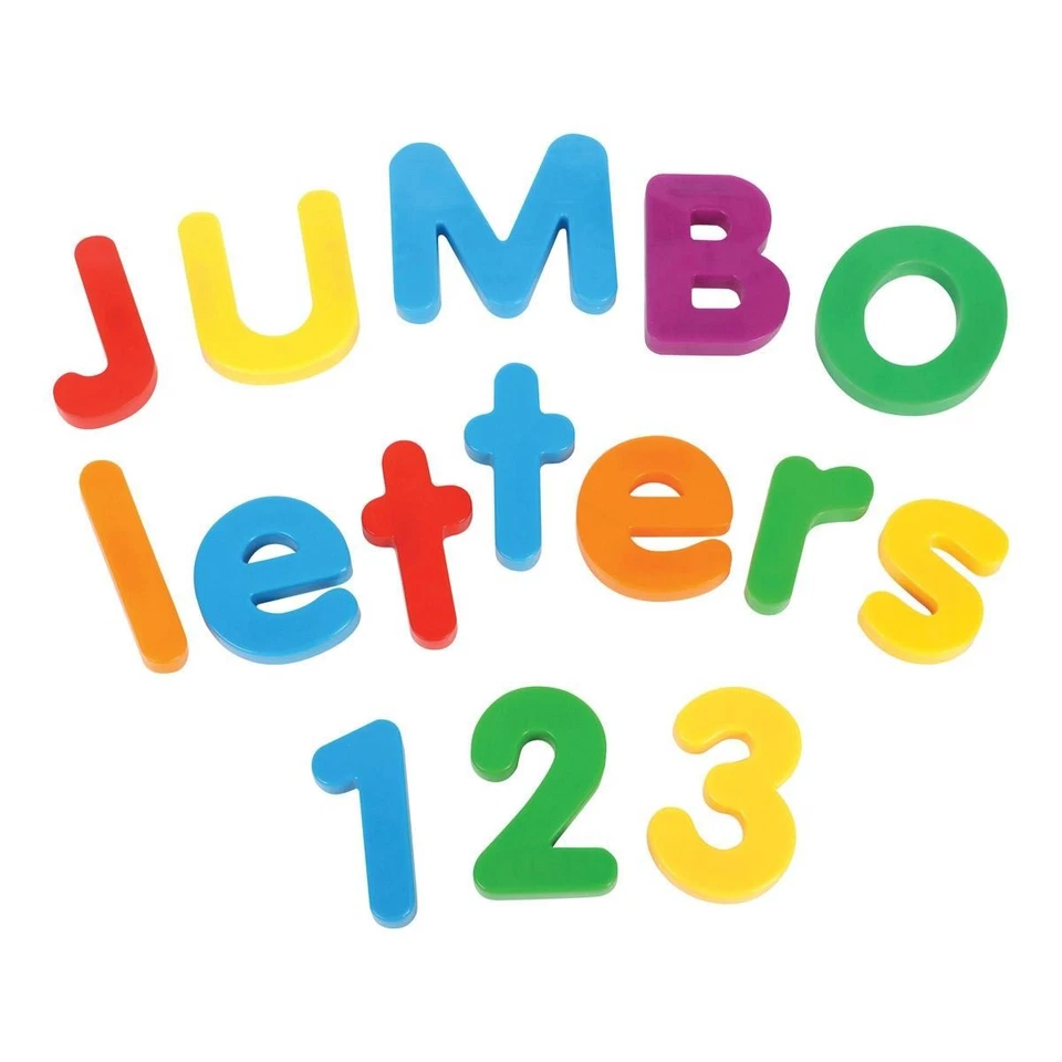 Learning Resources Jumbo Magnetic Letters and Numbers - Image 3 of 4