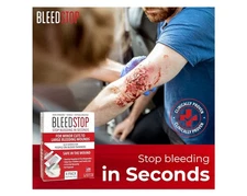3 BleedStop™ First Aid Powder for Blood Clotting Trauma Kit Blood Thinner 5
