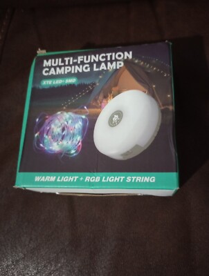 Multi-function Camping Lamp RGB Light String (Kxk-828) (29.5Ft), New In Box