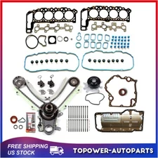 Oil Pan Gasket Head Gasket Set Timing Cover Gasket For 02 Dodge Ram 1500 4.7L V8