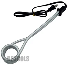 127V-1350W Water Heater Portable Electric Immersion Element Boiler Travel Coffee