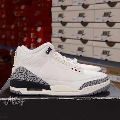 Jordan 3 Retro White Cement Reimagined DN3707-100 Men's Size 8 | eBay