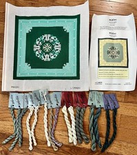 Handpainted 18 Ct Needlepoint Canvas Pekin by L. Caron  Caron Specialty Threads