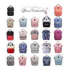Personalized baby Diaper bag knapsack /Backpack monogram mommy bag baby bag gift