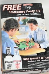 Smirnoff Ice Mini Air Table Football Air Hockey Game Ebay