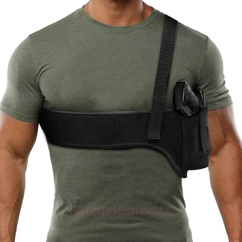 Tactical Concealed Carry Shoulder Waist Pistol Hand Gun Holder Holster  Pouch US