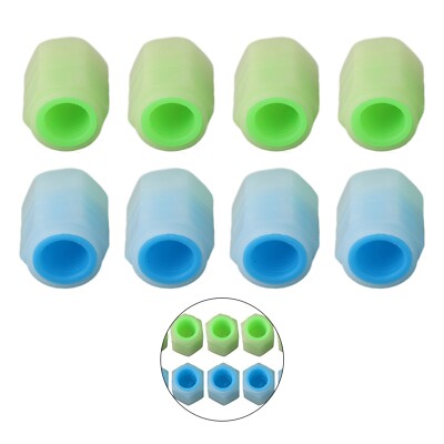 8pcs Fluorescent Luminous Tire Valve Stem Cap Car Tire Valve Cap