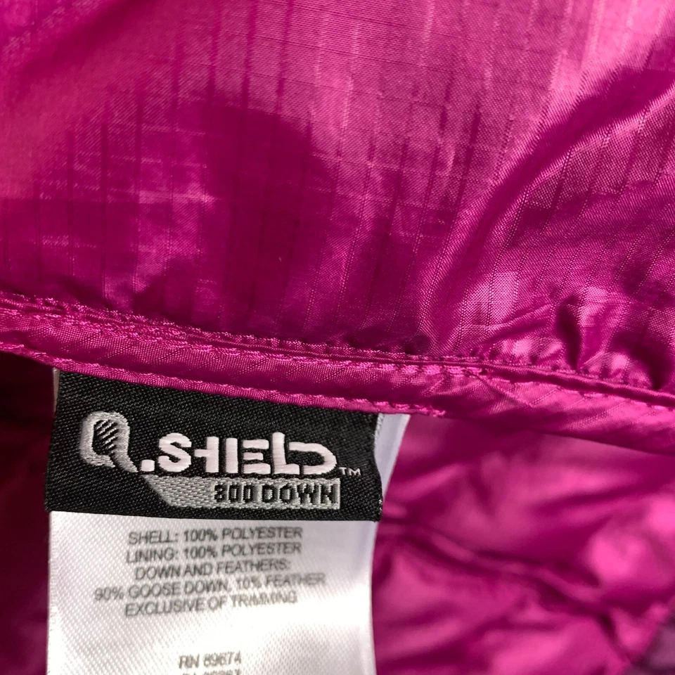 Chaqueta Mountain Hardwear Nitrosa 800 Plumón de Ganso Mujer Pequeña S Púrpura Cremallera Puffer Foto 4 de 4