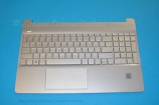 HP 15-DY Series silver Laptop Palmrest w/ Touchpad  Keyboard  Card Reader